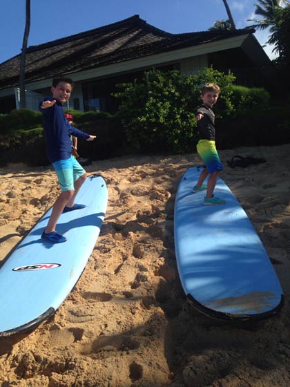 Learn to surf